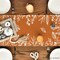 Orange Floral Fall Table Runner, Seasonal Autumn Kitchen Dining Table Decoration for Home Party Decor 13x72 Inch